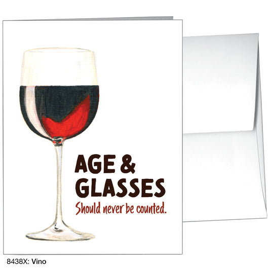 Vino, Greeting Card (8438X), A2, printedcanvas.com