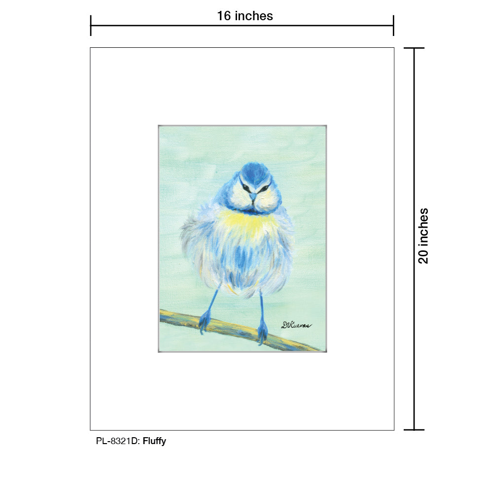 Fluffy, Print (#8321D), Printe Matted, www.printedcanvas.com