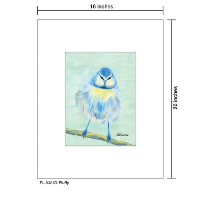 Fluffy, Print (#8321D), Printe Matted, www.printedcanvas.com