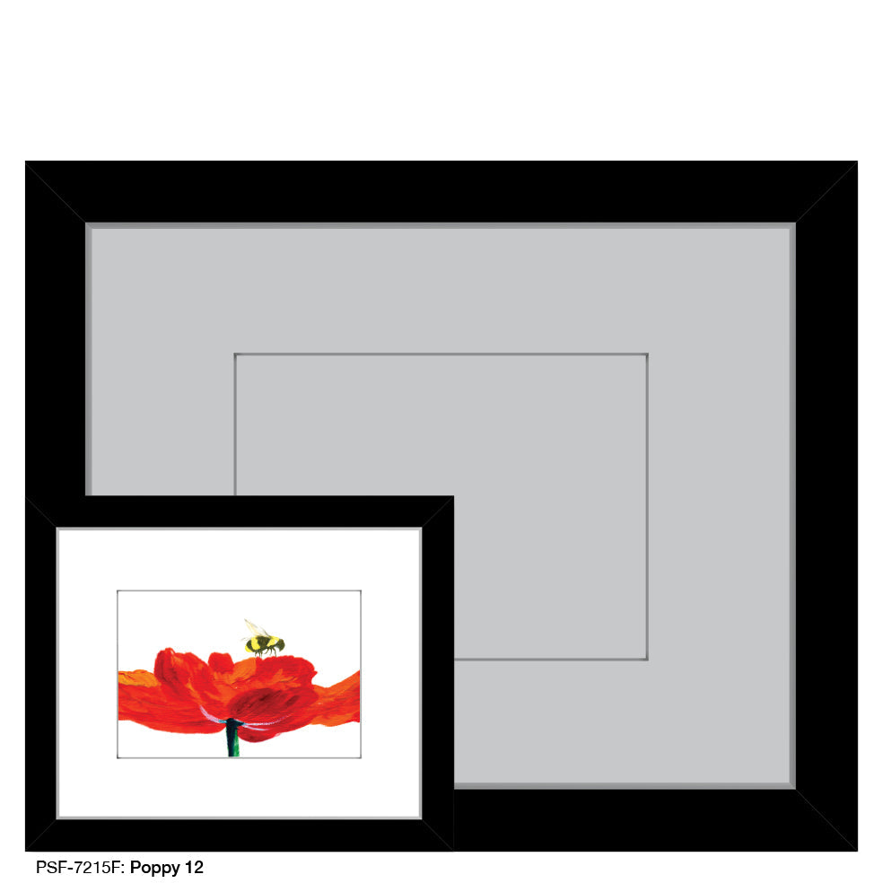 Poppy 12, Print (#7215F) - Printed Canvas
