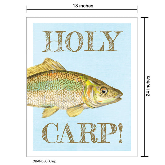 Carp, Card Board (8455C), 18'x24 PosterBoard at www.printedcanvas.com
