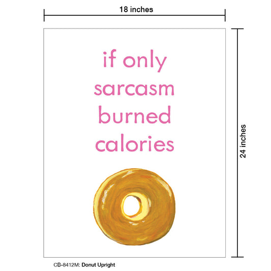 Donut Upright, Card Board (8412M), Card Board: 18x24, printedcanvas.com