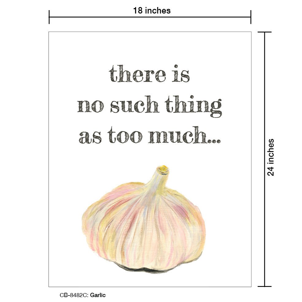Garlic, Card Board (8482C), Card Board: 18x24, printedcanvas.com