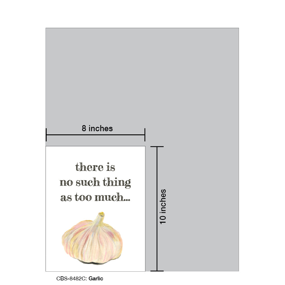 Garlic, Card Board (8482C), Card Board: 8x10, printedcanvas.com