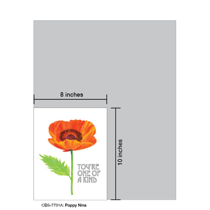 Poppy Nina, Card Board (7791A), 8x10 Poster Board, www.printedcanvas.com