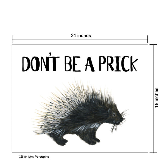 Porcupine, Card Board (8442A), Card Board: 18x24, printedcanvas.com