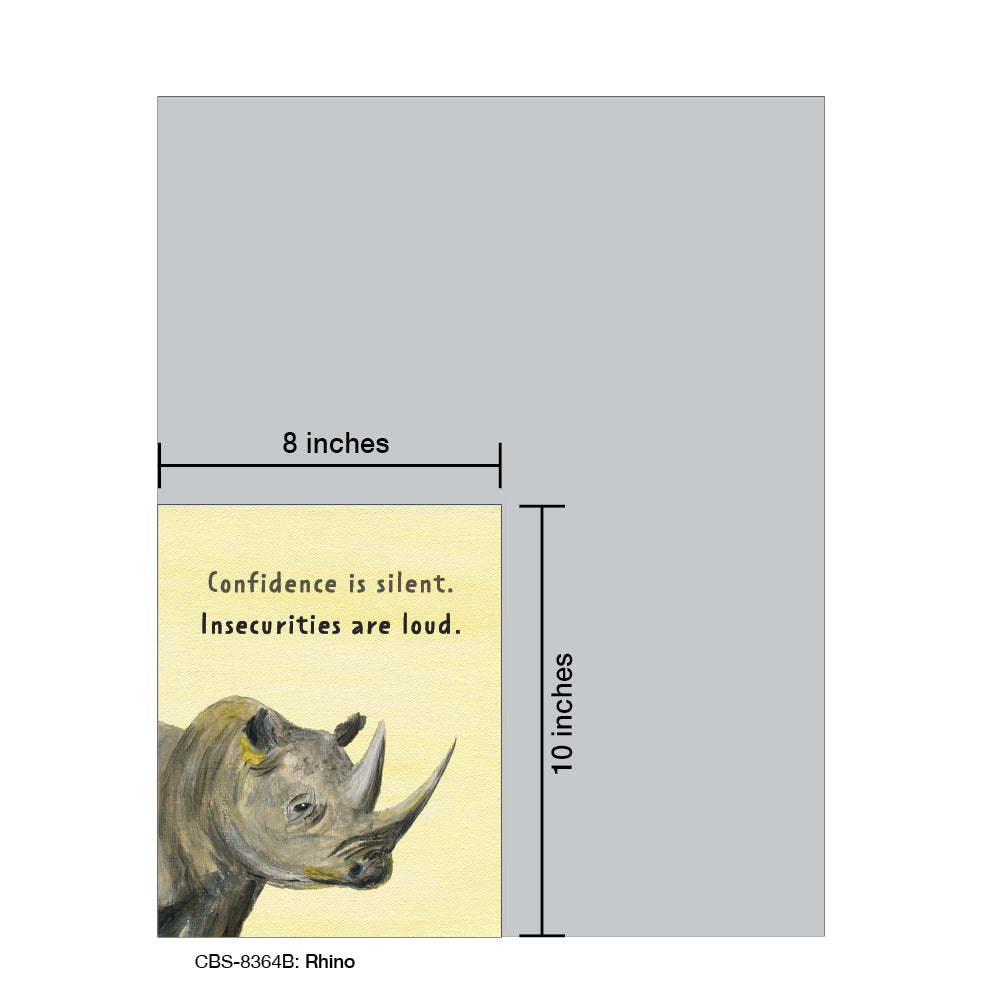Rhino, Card Board (8364B), 8x10 Poster Board, www.printedcanvas.com