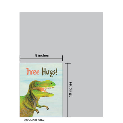 T-Rex, Card Board (8474R), Card Board: 8x10, printedcanvas.com