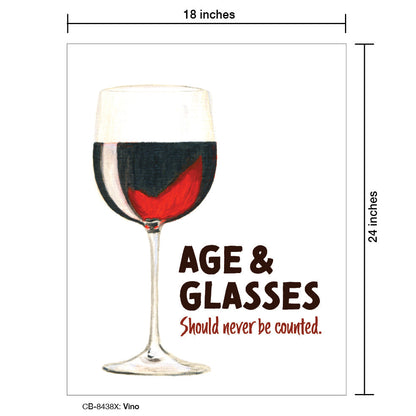 Vino, Card Board (8438X), 18'x24 PosterBoard at www.printedcanvas.com