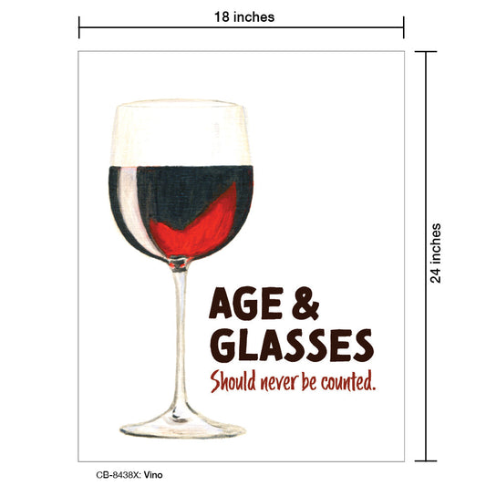 Vino, Card Board (8438X), 18'x24 PosterBoard at www.printedcanvas.com