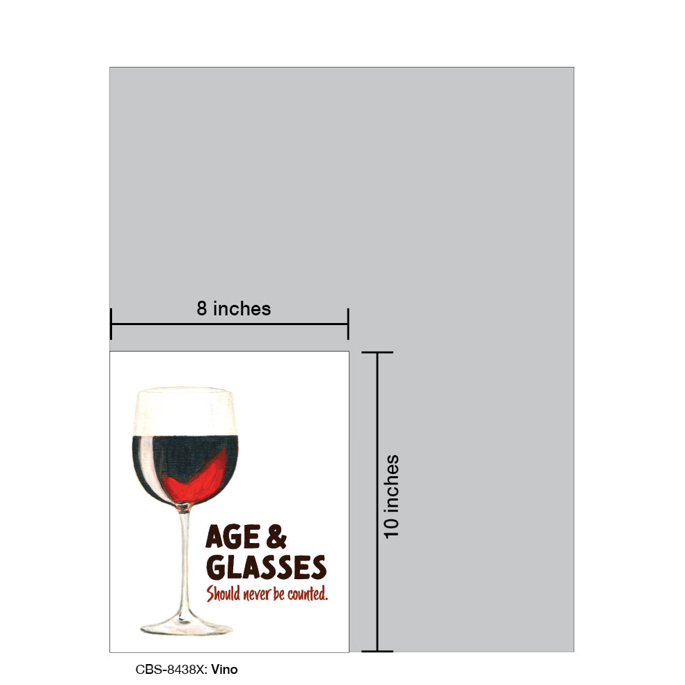 Vino, Card Board (8438X), 8x10 Poster Board, www.printedcanvas.com