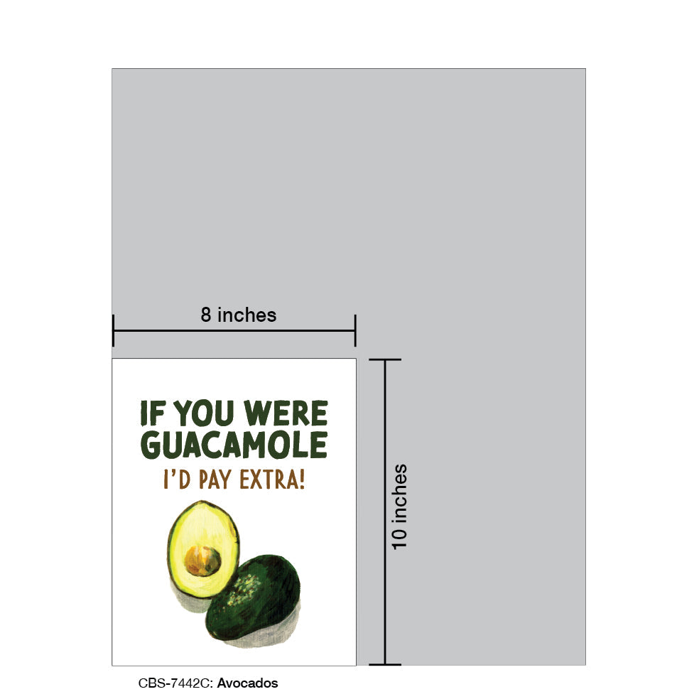 Avocados, Card Board (7442C), 8x10 Poster Board, www.printedcanvas.com
