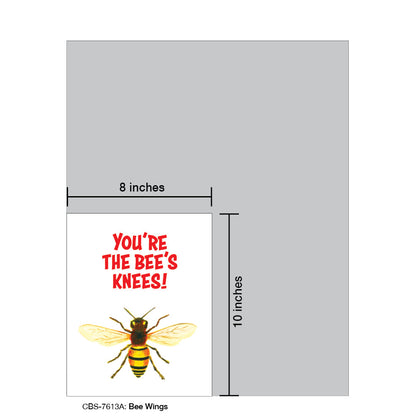 Bee Wings, Card Board (7613A), 8x10 Poster Board, www.printedcanvas.com