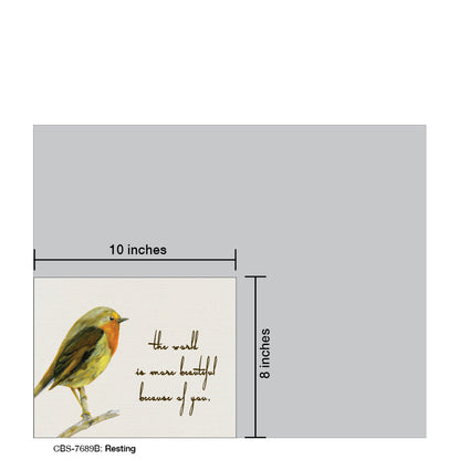 Resting, Card Board (7689B), 8x10 Poster Board, www.printedcanvas.com