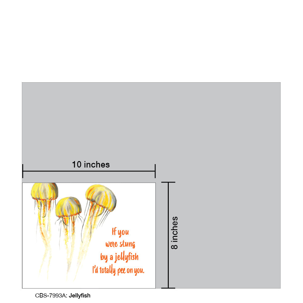 Jellyfish, Card Board (7993A), 8x10 Poster Board, www.printedcanvas.com