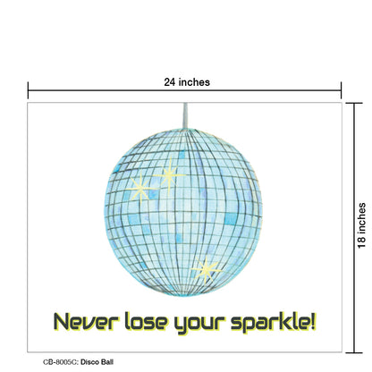 Disco Ball, Card Board (8005C), Card Board: 18x24, printedcanvas.com