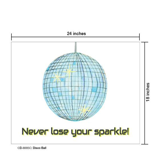 Disco Ball, Card Board (8005C), Card Board: 18x24, printedcanvas.com