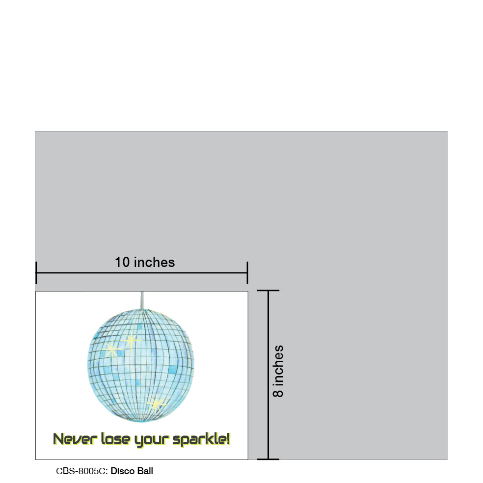 Disco Ball, Card Board (8005C), Card Board: 8x10, printedcanvas.com