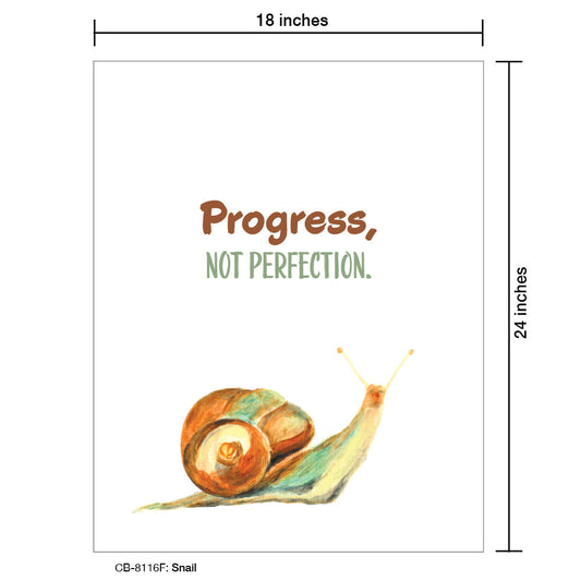 Snail, Card Board (8116F), Card Board: 18x24, printedcanvas.com