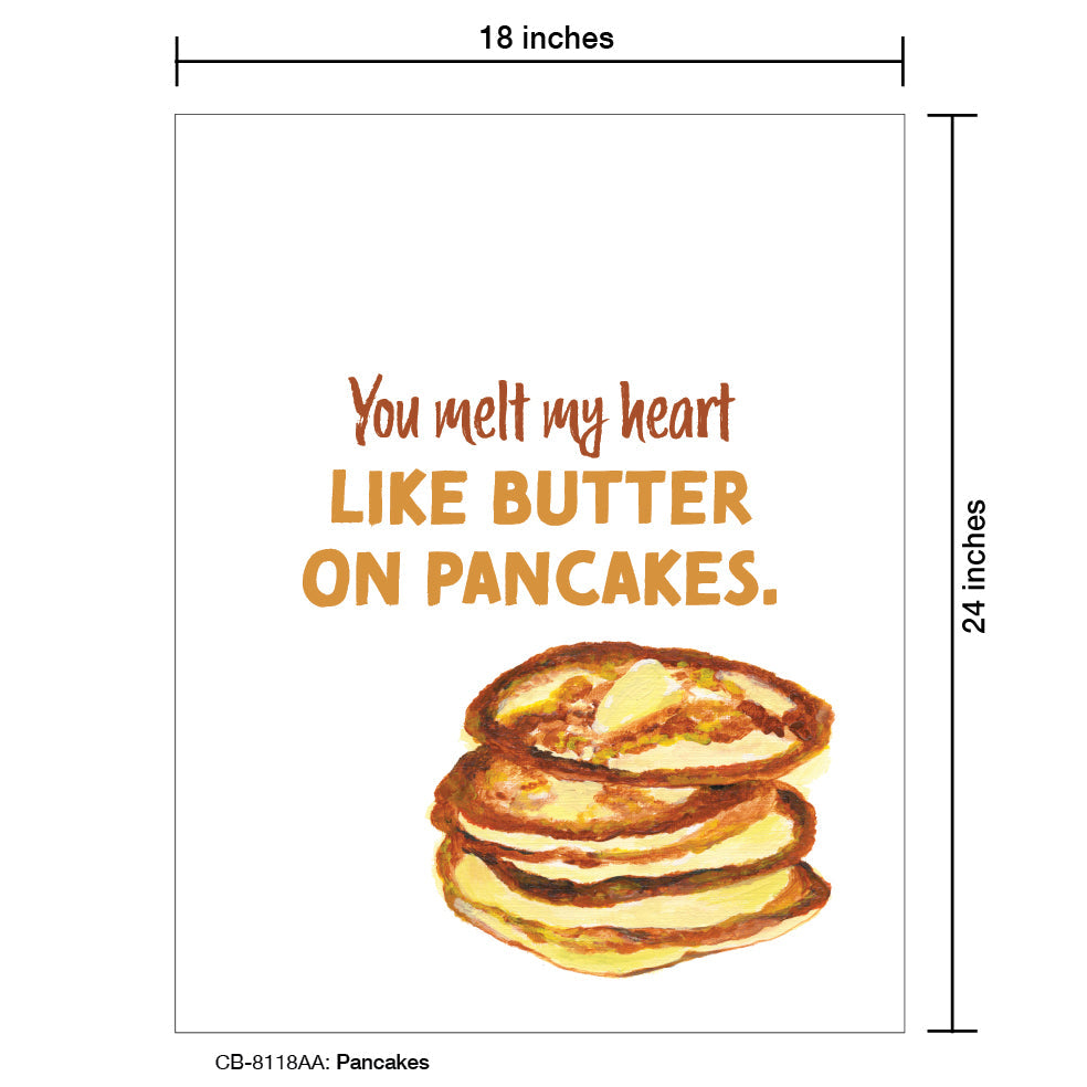 Pancakes, Card Board (8118AA), 18'x24 PosterBoard at www.printedcanvas.com