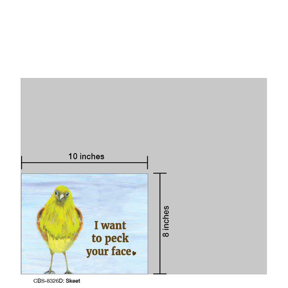 Skeet, Card Board (8326D), 8x10 Poster Board, www.printedcanvas.com