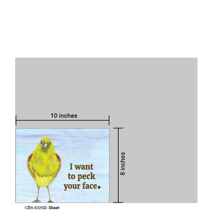 Skeet, Card Board (8326D), 8x10 Poster Board, www.printedcanvas.com