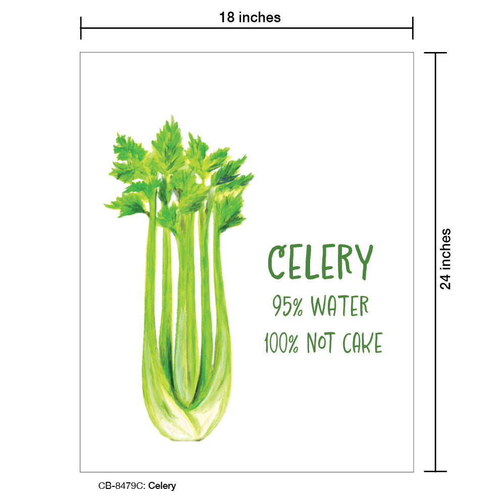 Celery, Card Board (8479C), Card Board: 18x24, printedcanvas.com