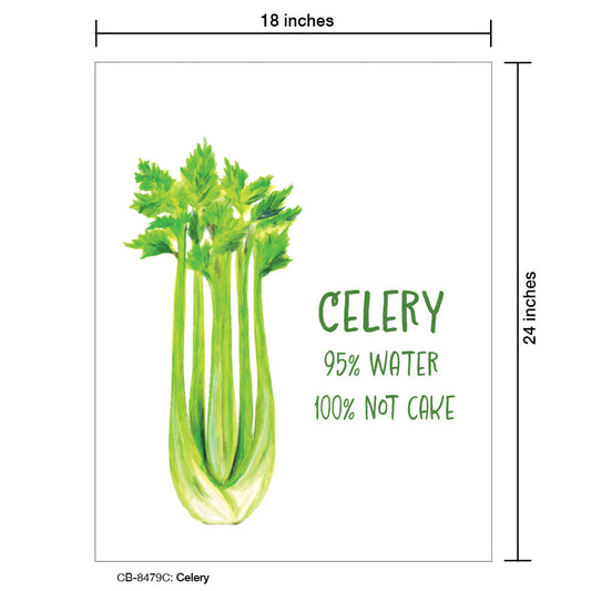 Celery, Card Board (8479C), Card Board: 18x24, printedcanvas.com