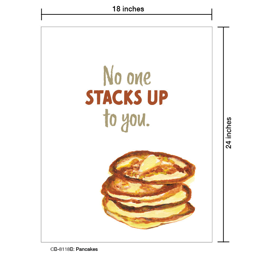 Pancakes, Card Board (8118B), 18'x24 PosterBoard at www.printedcanvas.com
