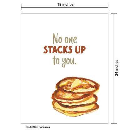 Pancakes, Card Board (8118B), 18'x24 PosterBoard at www.printedcanvas.com