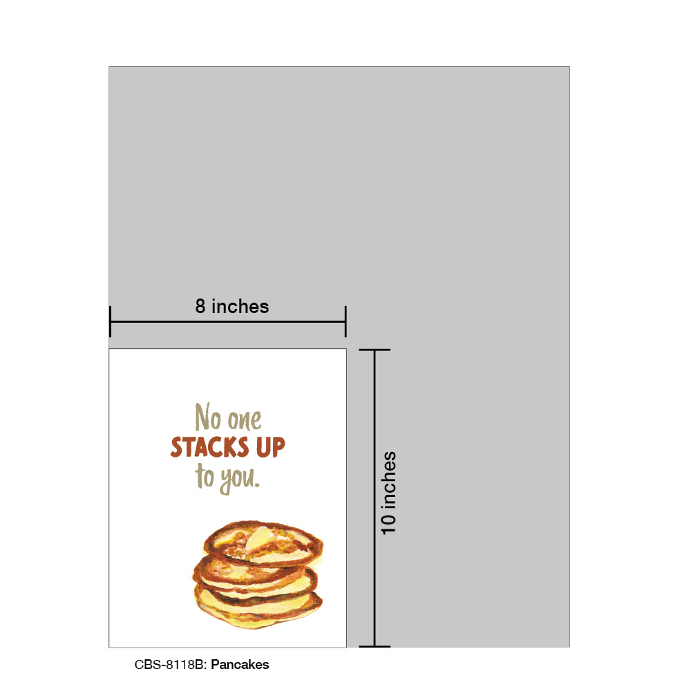 Pancakes, Card Board (8118B), 8x10 Poster Board, www.printedcanvas.com