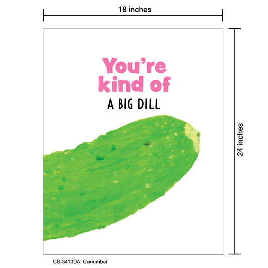 Cucumber, Card Board (8413DA), Card Board: 18x24, printedcanvas.com