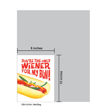 Hot Dog, Card Board (8596H), Card Board: 8x10, printedcanvas.com