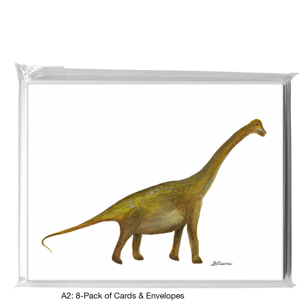 Brachiosaurus, Greeting Card (8473A), 8-Pack, www.printedcanvas.com