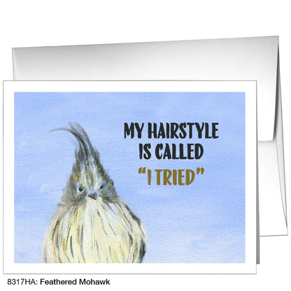 Feather Mohawk, Greeting Card (8317HA), A2, printedcanvas.com