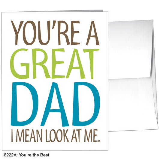You're the best, Greeting Card (8222A), A2, printedcanvas.com