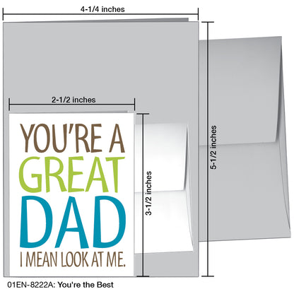 You're the best, Greeting Card (8222A), Enclosure, printedcanvas.com