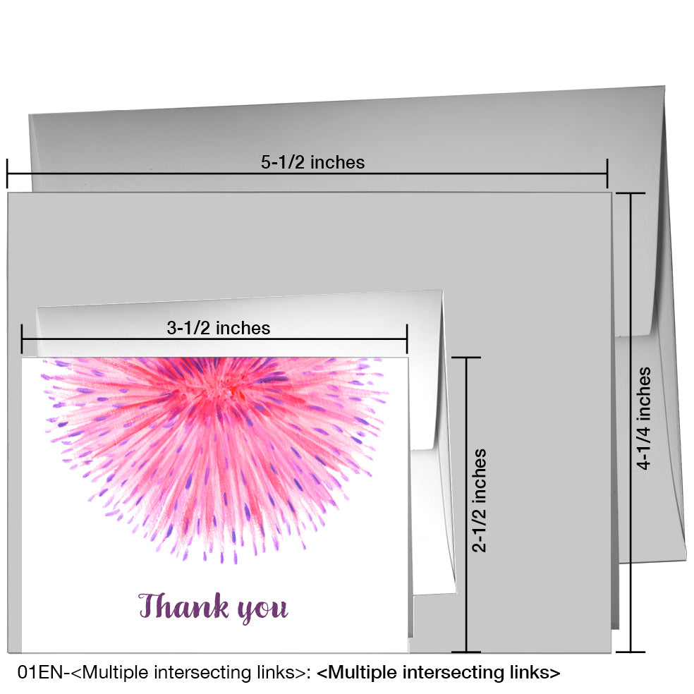 Calliandra, Greeting Card (7815F), Enclosure, printedcanvas.com
