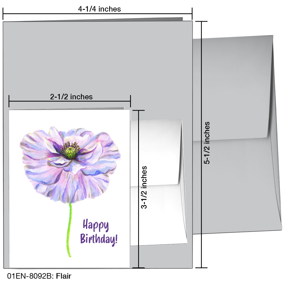 Flair, Greeting Card (8092B), Enclosure Card, printedcanvas.com
