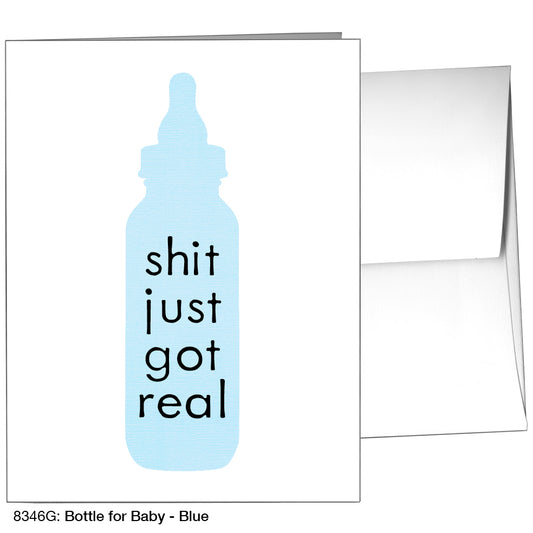 Bottle For Baby, Greeting Card (8346G), A2, printedcanvas.com