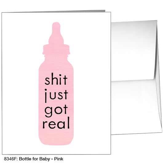 Bottle For Baby, Greeting Card (8346F), A2, printedcanvas.com