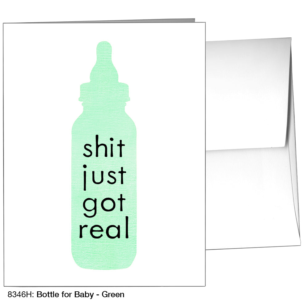 Bottle For Baby, Greeting Card (8346H), A2, printedcanvas.com