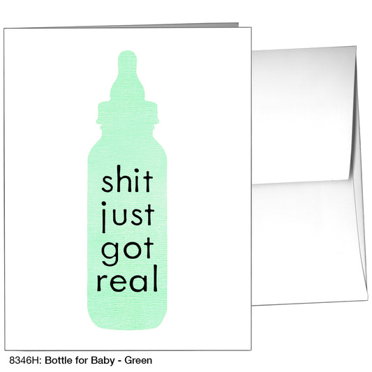 Bottle For Baby, Greeting Card (8346H), A2, printedcanvas.com