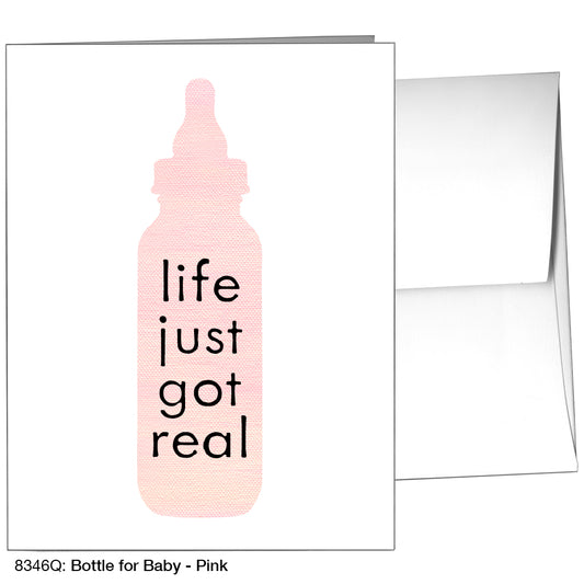 Bottle For Baby, Greeting Card (8346Q), A2, printedcanvas.com