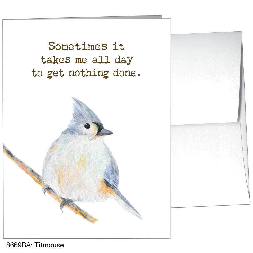 Titmouse, Greeting Card (8669BA), A2, printedcanvas.com
