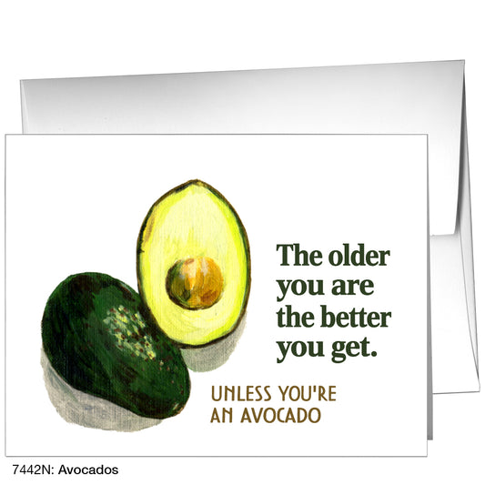 Avocados, Greeting Card (7442N), A2, printedcanvas.com