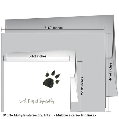 Cat Paw, Greeting Card (8356A), Enclosure, printedcanvas.com