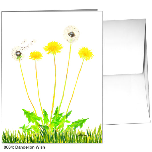 Dandelion Wish, Greeting Card (8084A), A2 Card Front, www.printedcanvas.com
