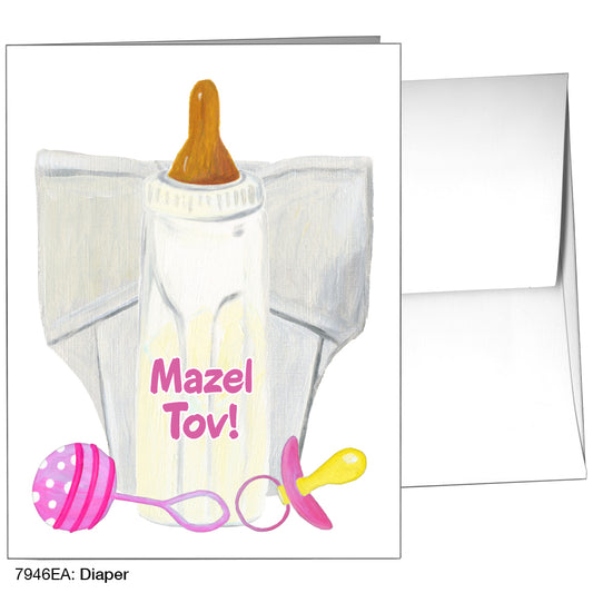 Diaper, Greeting Card (7946EA), A2, printedcanvas.com