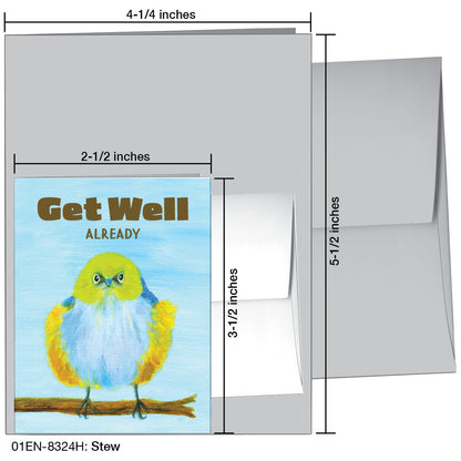Stew, Greeting Card (8324H), Enclosure Card, www.printedcanvas.com